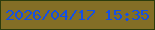 文字の大きさ：2、枠の色：2c3c0c、背景の色：836e26、文字の色：134fe5 無料ブログパーツのブログ時計