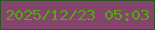 文字の大きさ：1、枠の色：2c5322、背景の色：84446b、文字の色：51ab10 無料ブログパーツのブログ時計