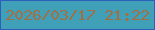 文字の大きさ：3、枠の色：2c5fba、背景の色：3fa0b8、文字の色：a26e42 無料ブログパーツのブログ時計