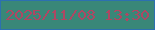 文字の大きさ：5、枠の色：2c70b0、背景の色：398778、文字の色：ae4763 無料ブログパーツのブログ時計