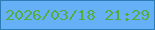 文字の大きさ：3、枠の色：2c7db6、背景の色：65b0f6、文字の色：56ab41 無料ブログパーツのブログ時計