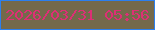 文字の大きさ：4、枠の色：2c7fee、背景の色：74694b、文字の色：dd2f75 無料ブログパーツのブログ時計