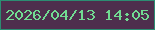 文字の大きさ：2、枠の色：2c8c72、背景の色：4e2e4d、文字の色：71db92 無料ブログパーツのブログ時計