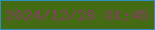文字の大きさ：1、枠の色：2c8fc2、背景の色：446a13、文字の色：81425e 無料ブログパーツのブログ時計