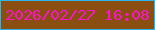 文字の大きさ：1、枠の色：2cb5f1、背景の色：8a4f10、文字の色：fb14cc 無料ブログパーツのブログ時計