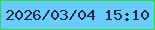文字の大きさ：4、枠の色：2cda45、背景の色：69ccfe、文字の色：2c2944 無料ブログパーツのブログ時計