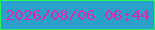 文字の大きさ：3、枠の色：2cf067、背景の色：28a0cb、文字の色：db2bb1 無料ブログパーツのブログ時計