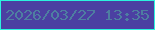 文字の大きさ：5、枠の色：2cf3de、背景の色：4b40a2、文字の色：4e7ea1 無料ブログパーツのブログ時計
