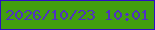 文字の大きさ：4、枠の色：2d0ec4、背景の色：429f0f、文字の色：5031c1 無料ブログパーツのブログ時計