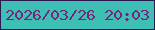 文字の大きさ：4、枠の色：2d1952、背景の色：3ebfb4、文字の色：76277d 無料ブログパーツのブログ時計