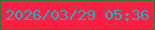 文字の大きさ：5、枠の色：2d7638、背景の色：ff1d42、文字の色：17b3c2 無料ブログパーツのブログ時計
