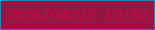文字の大きさ：2、枠の色：2d7ac2、背景の色：941643、文字の色：c60842 無料ブログパーツのブログ時計