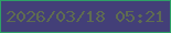 文字の大きさ：1、枠の色：2da066、背景の色：433f78、文字の色：5f6c50 無料ブログパーツのブログ時計
