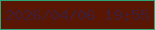 文字の大きさ：4、枠の色：2da777、背景の色：591602、文字の色：3d1f38 無料ブログパーツのブログ時計