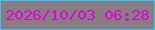 文字の大きさ：3、枠の色：2dc9fe、背景の色：897c83、文字の色：df02d9 無料ブログパーツのブログ時計