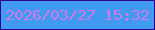文字の大きさ：2、枠の色：2e018f、背景の色：409af0、文字の色：d378eb 無料ブログパーツのブログ時計