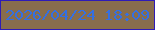 文字の大きさ：1、枠の色：2e1bb7、背景の色：886d4d、文字の色：346fe3 無料ブログパーツのブログ時計