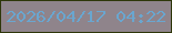 文字の大きさ：2、枠の色：2e370a、背景の色：8f848b、文字の色：6aa6cf 無料ブログパーツのブログ時計