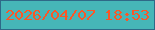 文字の大きさ：1、枠の色：2e6988、背景の色：46b6b8、文字の色：fb5626 無料ブログパーツのブログ時計