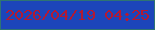 文字の大きさ：3、枠の色：2e7472、背景の色：1c45ba、文字の色：b41933 無料ブログパーツのブログ時計