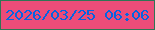 文字の大きさ：2、枠の色：2e7555、背景の色：ec4c79、文字の色：0564e2 無料ブログパーツのブログ時計