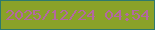 文字の大きさ：4、枠の色：2e7a6d、背景の色：8aa229、文字の色：b368a1 無料ブログパーツのブログ時計
