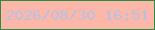 文字の大きさ：2、枠の色：2e8b42、背景の色：fdb7a9、文字の色：b8c1e0 無料ブログパーツのブログ時計