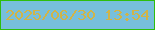 文字の大きさ：2、枠の色：2ebe0d、背景の色：77bfdc、文字の色：d1b447 無料ブログパーツのブログ時計
