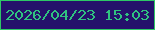 文字の大きさ：4、枠の色：2ec766、背景の色：25116b、文字の色：30c280 無料ブログパーツのブログ時計