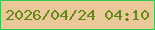 文字の大きさ：2、枠の色：2eca4e、背景の色：ebc89a、文字の色：608916 無料ブログパーツのブログ時計