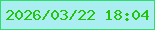 文字の大きさ：5、枠の色：2ede68、背景の色：abeef2、文字の色：23c40a 無料ブログパーツのブログ時計