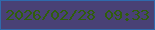文字の大きさ：1、枠の色：2f6aac、背景の色：494175、文字の色：305e0b 無料ブログパーツのブログ時計