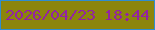 文字の大きさ：2、枠の色：2f8dd0、背景の色：8c850c、文字の色：9323a2 無料ブログパーツのブログ時計