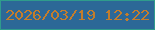 文字の大きさ：3、枠の色：2f9c8c、背景の色：2c6897、文字の色：c47d2b 無料ブログパーツのブログ時計