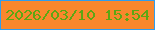 文字の大きさ：3、枠の色：2f9ded、背景の色：f9872d、文字の色：5ca713 無料ブログパーツのブログ時計