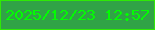 文字の大きさ：3、枠の色：2fe905、背景の色：30a346、文字の色：03fc03 無料ブログパーツのブログ時計