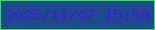文字の大きさ：1、枠の色：2fea45、背景の色：1b4a8d、文字の色：401bd2 無料ブログパーツのブログ時計
