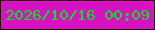 文字の大きさ：3、枠の色：300407、背景の色：d712c3、文字の色：07e51c 無料ブログパーツのブログ時計