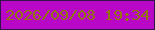 文字の大きさ：5、枠の色：301449、背景の色：b807c6、文字の色：93760b 無料ブログパーツのブログ時計
