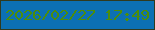 文字の大きさ：3、枠の色：303a1f、背景の色：0c70b4、文字の色：4c8d0b 無料ブログパーツのブログ時計