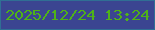 文字の大きさ：5、枠の色：306f94、背景の色：3b4591、文字の色：4fb218 無料ブログパーツのブログ時計