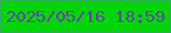 文字の大きさ：1、枠の色：30b056、背景の色：01d509、文字の色：5e48a2 無料ブログパーツのブログ時計