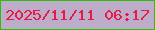 文字の大きさ：1、枠の色：30be04、背景の色：beadca、文字の色：e51c46 無料ブログパーツのブログ時計