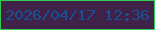 文字の大きさ：4、枠の色：30cd54、背景の色：402147、文字の色：175194 無料ブログパーツのブログ時計