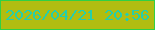 文字の大きさ：1、枠の色：30d045、背景の色：b1bd11、文字の色：26ceac 無料ブログパーツのブログ時計