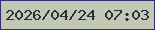文字の大きさ：3、枠の色：312c73、背景の色：c3c8b5、文字の色：26313d 無料ブログパーツのブログ時計