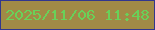 文字の大きさ：1、枠の色：31368e、背景の色：a18a46、文字の色：69d159 無料ブログパーツのブログ時計