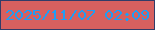 文字の大きさ：5、枠の色：313c68、背景の色：d7605f、文字の色：1f9df4 無料ブログパーツのブログ時計