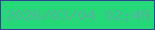 文字の大きさ：5、枠の色：31408d、背景の色：25d878、文字の色：56b2a0 無料ブログパーツのブログ時計