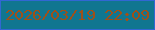 文字の大きさ：1、枠の色：3167d3、背景の色：107690、文字の色：9e5019 無料ブログパーツのブログ時計